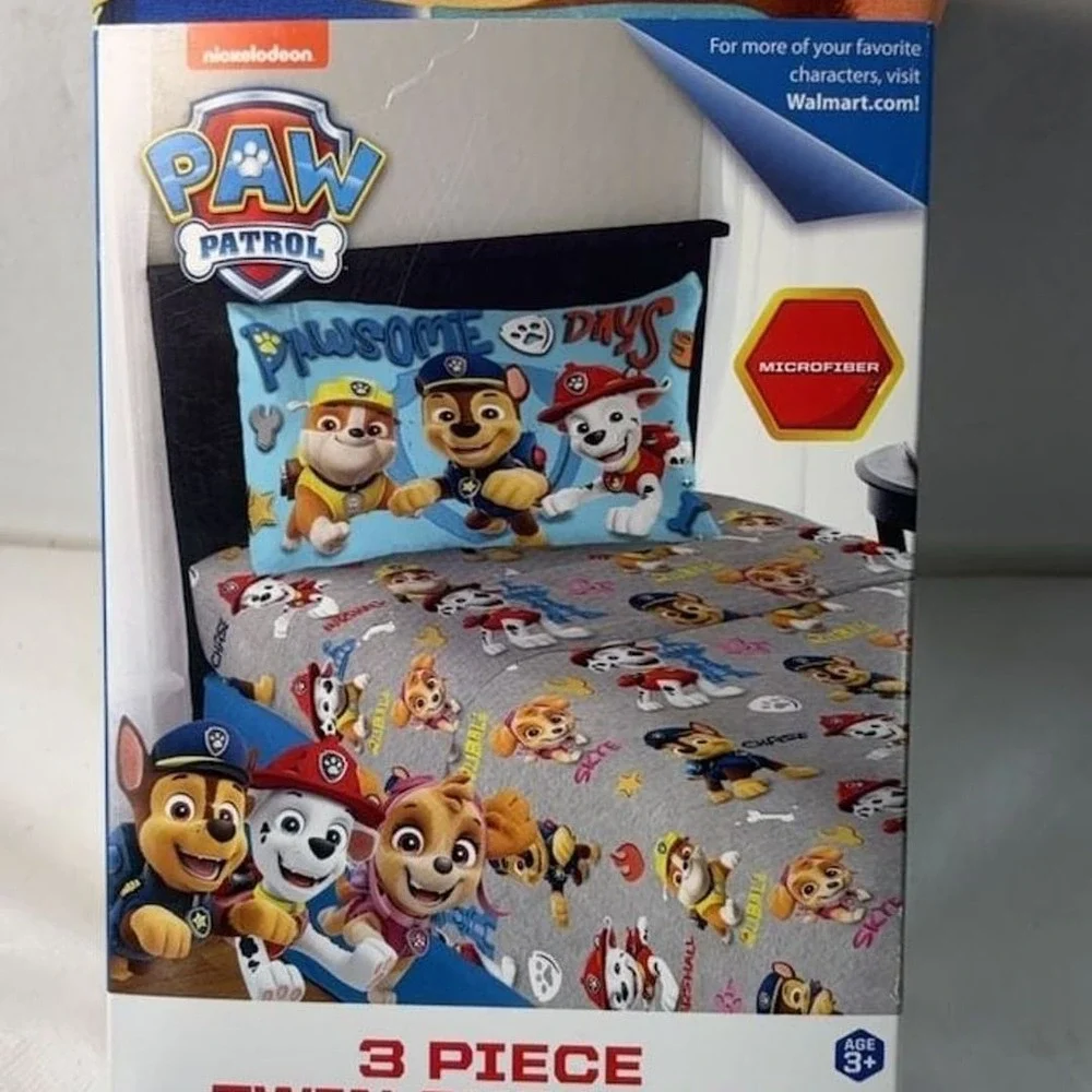Nickelodeon Paw Patrol Pawsome Days 3-Piece Twin Sheet Set